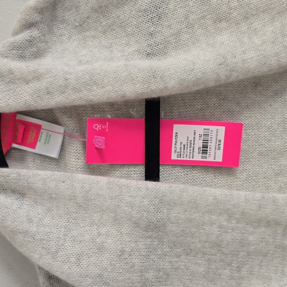 NWT Lilly Pulitzer Lanelle Cashmere Wrap Heathered Seaside One Size - Picture 5 of 5